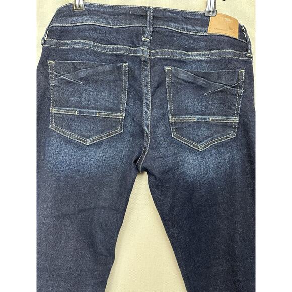 Buckle BKE Stella Bootcut Low Rise Slim Fit Jeans Womens 29x25” Dark Wash READ - Picture 10 of 16